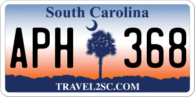 SC license plate APH368
