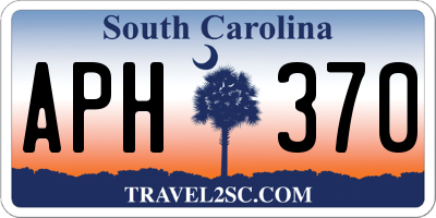 SC license plate APH370