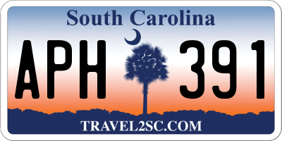 SC license plate APH391