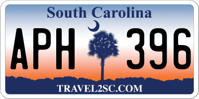 SC license plate APH396