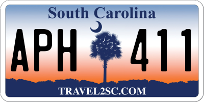 SC license plate APH411