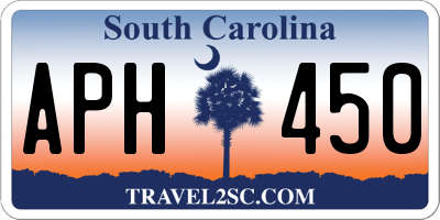 SC license plate APH450