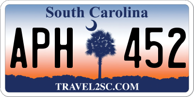 SC license plate APH452