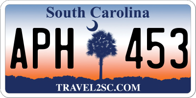 SC license plate APH453