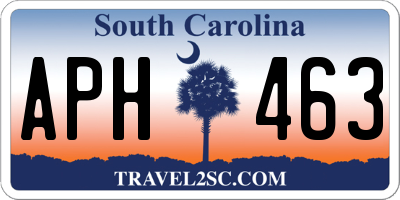 SC license plate APH463