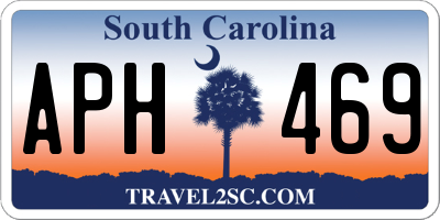 SC license plate APH469