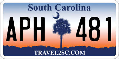 SC license plate APH481