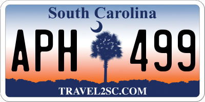 SC license plate APH499