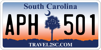 SC license plate APH501