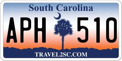 SC license plate APH510