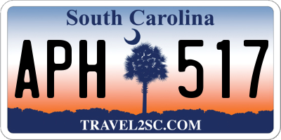 SC license plate APH517
