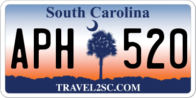 SC license plate APH520