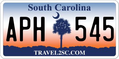 SC license plate APH545
