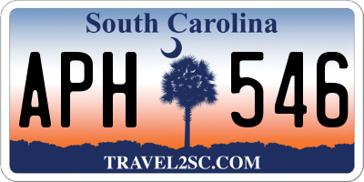 SC license plate APH546