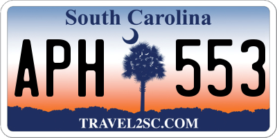 SC license plate APH553