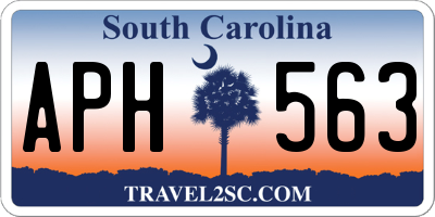 SC license plate APH563