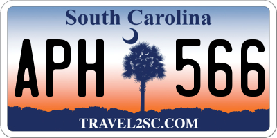 SC license plate APH566