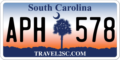 SC license plate APH578