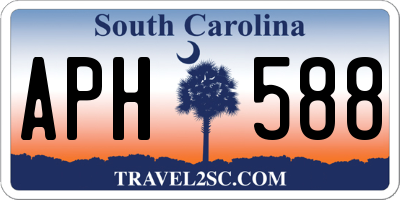 SC license plate APH588