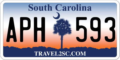 SC license plate APH593