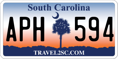SC license plate APH594