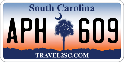 SC license plate APH609