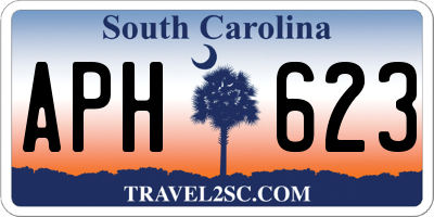 SC license plate APH623