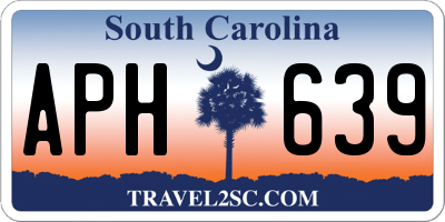SC license plate APH639
