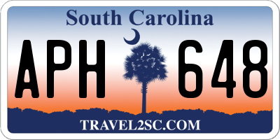 SC license plate APH648