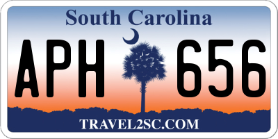 SC license plate APH656
