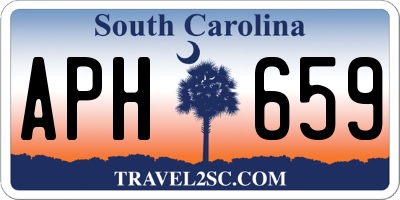 SC license plate APH659