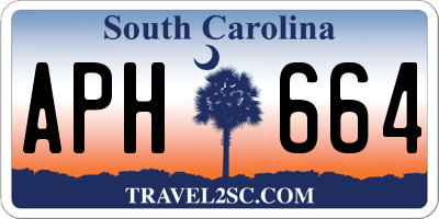 SC license plate APH664
