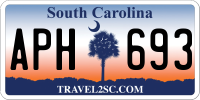 SC license plate APH693