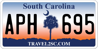 SC license plate APH695
