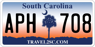 SC license plate APH708