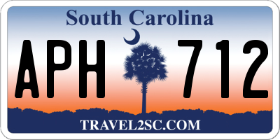 SC license plate APH712