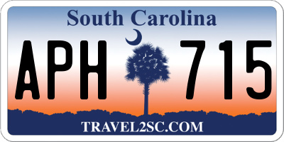 SC license plate APH715