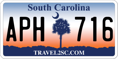 SC license plate APH716