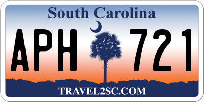 SC license plate APH721