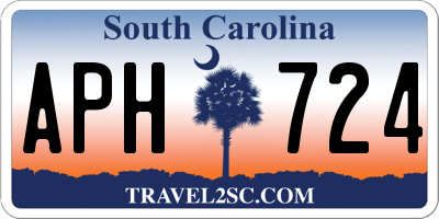 SC license plate APH724