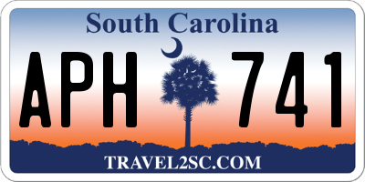 SC license plate APH741