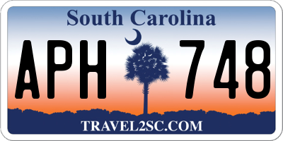 SC license plate APH748
