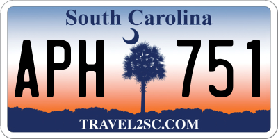 SC license plate APH751