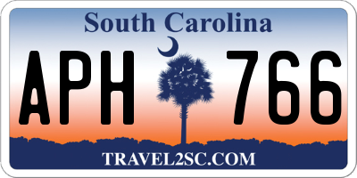 SC license plate APH766