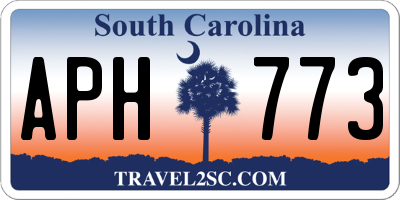 SC license plate APH773