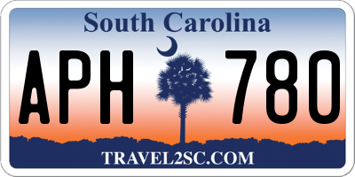 SC license plate APH780