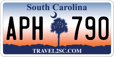 SC license plate APH790
