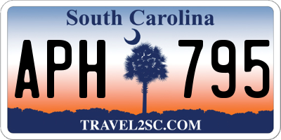 SC license plate APH795