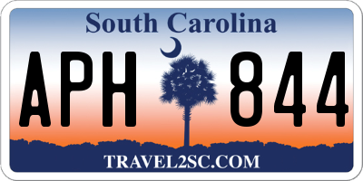 SC license plate APH844