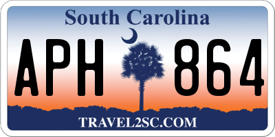 SC license plate APH864